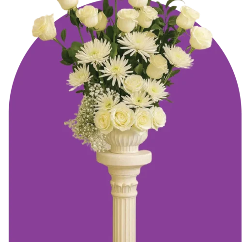 THREE TALL ARRANGEMENTS